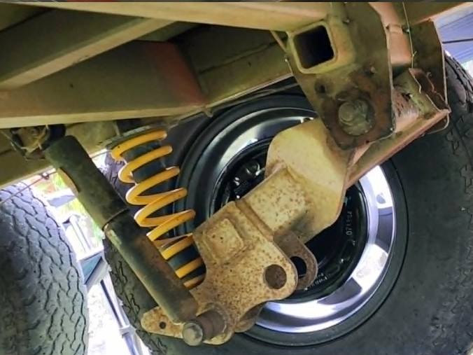 An inspection of your suspension is undertaken with every caravan service